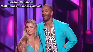 Season 30 Dances Matt James \& Lindsay Arnold