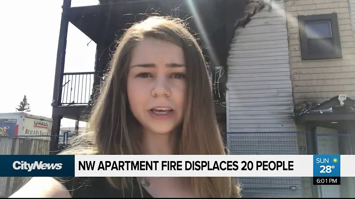 Kensington Road NW apartment fire displaces 20 residents