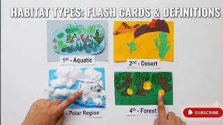 @Habitat Characteristics With Flash Cards and define screenshot 1