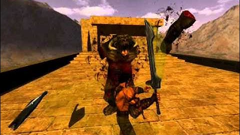 Barbarian severs multiple limbs in Doom 3