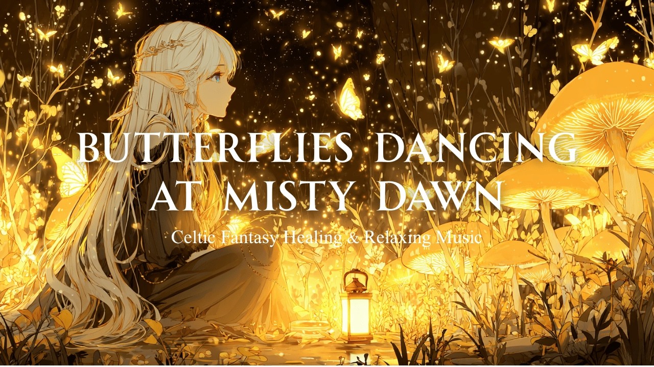 Butterflies Dancing at Misty Dawn | Celtic Fantasy Healing & Relaxing Music