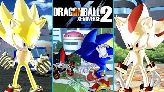 🐉🟠 SUPER Sonic vs SUPER Shadow - Dragon Ball Xenoverse 2 screenshot 3