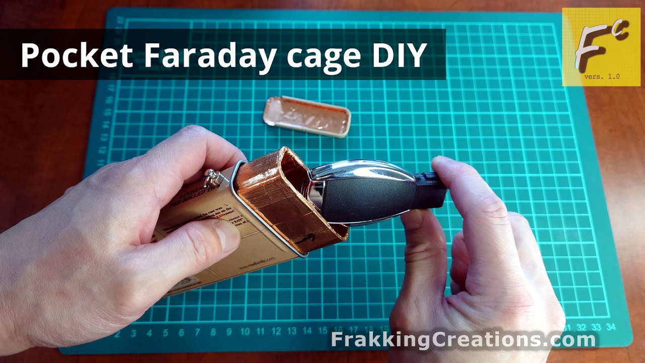 Coolest pocket DIY faraday box to Stop keyless car theft relay