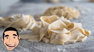 HOW TO MAKE FRESH PASTA FROM SCRATCH | With and Without Machine screenshot 3