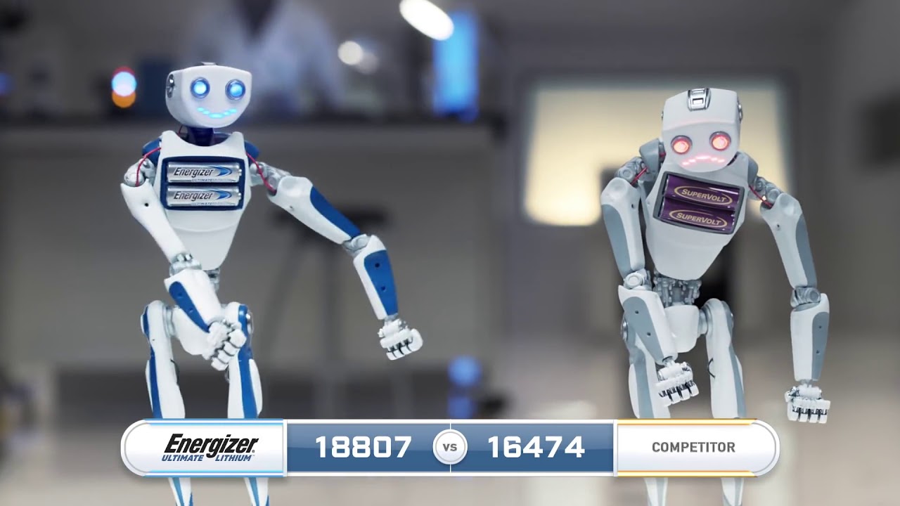Energizer Ultimate Lithium Dancing Bots/Floss (USA, 2019) YouTube