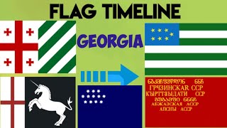 Flag Timeline Of Georgia/ Historical Flags 🇬🇸🇬🇪