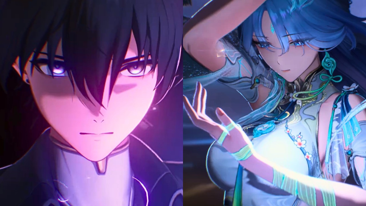Electro Rover encounters Qingxiao "The Paragon" - Fight Scene (Wuthering Waves 3.5)