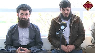 القارئ رعد محمد الكردي وبطلب من الحضور تلا قارئنا آيات من أواخر سورة إبراهيم..