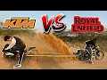 Ktm sports bike vs royal enfield bullet bike   tochan test by itansh vlogs