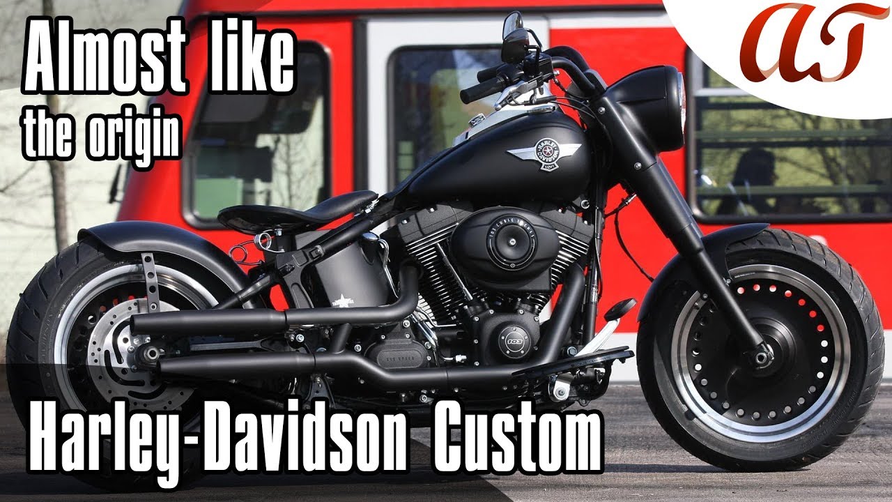 Harley Davidson Fat Boy Custom Bad Boy A T Design Youtube