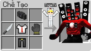 TÔ GÀ THỬ THÁCH 24H CHẾ TẠO SPEAKER MAN TRONG MINECRAFT*TÔ GÀ THỬ THÁCH ĐIỀU KHIỂN SPEAKER MAN screenshot 5