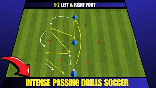 Intense Passing Drills Soccer by Coach Konstantinos Foundas 1,841 views 10 days ago 2 minutes, 52 seconds