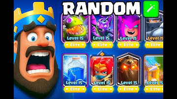 Can I Win Using Only RANDOM Decks!?