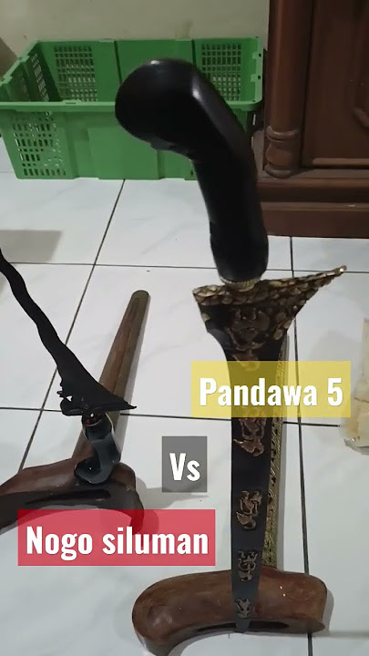 #short keris kyai nogo siluman vs keris pandawa 5 || budaya nusantara