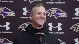Ravens' John Harbaugh Weighs in on Brother Jim Harbaugh's Impending Decision