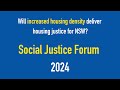 A Fairer Rental System - Social Justice Forum 2024