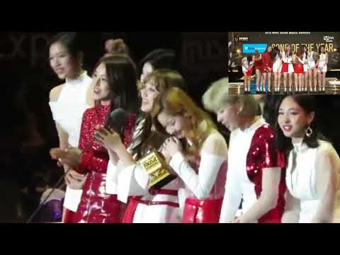 Reaction TWICE When Win Song Of The Year MAMA 2016