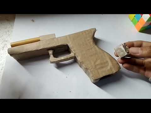 howtomeke p18c cardboard gun 🔫 getthetimpan