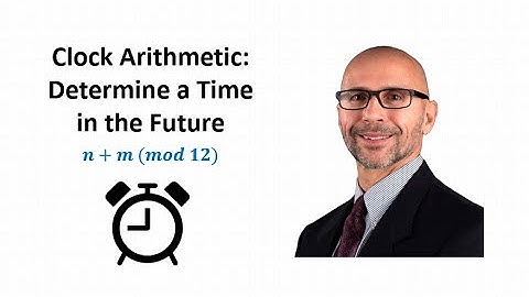 Clock Arithmetic (mod 12):  Find a Time in the Future