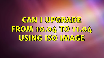 Ubuntu: Can I upgrade from 10.04 to 11.04 using iso image