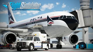 'As Real as it Gets' | Airbus A310  Atlanta to Detroit | Realistic Full Flight Experience | MSFS