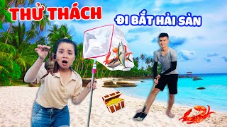 Thử Thách 1 Ngày Đi Bắt Hải Sản Ở Biển Vũng Tàu - Su Hào, Linh Nhi Thu Hoạch Được Gì?