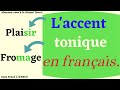L accent tonique en franais  pronunciation leon 10 abonnezvous merci
