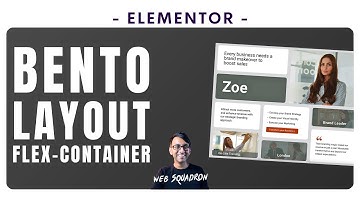 Build an Awesome Bento Layout Website - Flexbox Container - Elementor Wordpress Tutorial