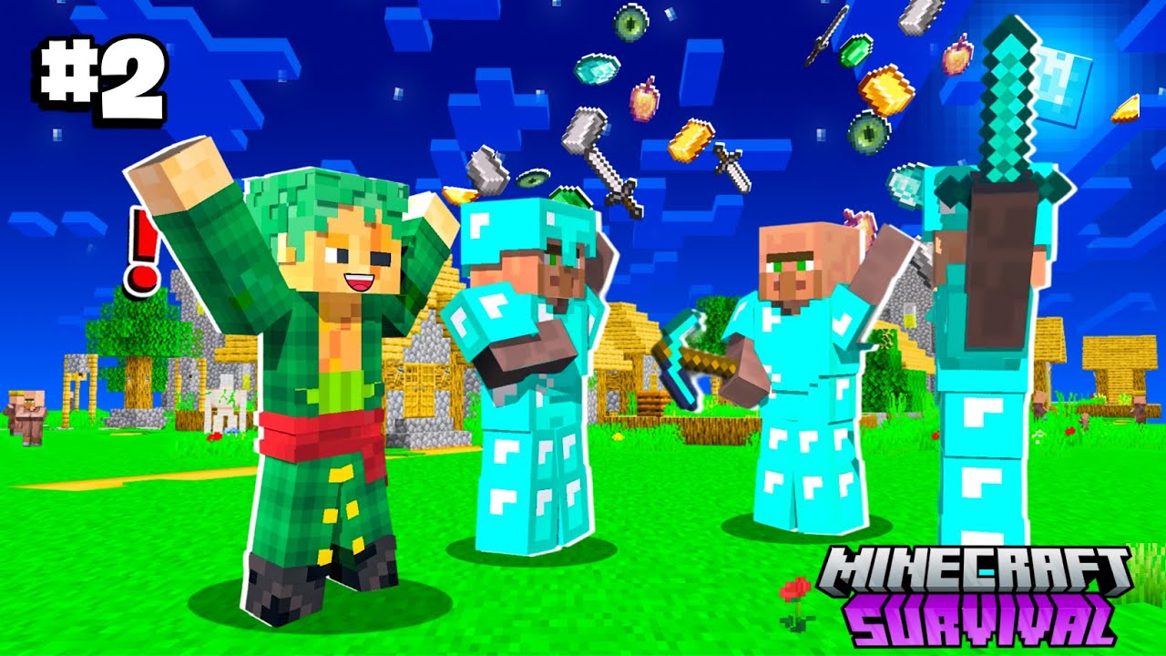 I Found The BEST VILLAGE in Minecraft Survival EP-2 - YouTube