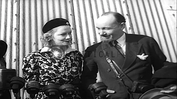 Sir Hubert and Lady Wilkins are interviewed upon a...