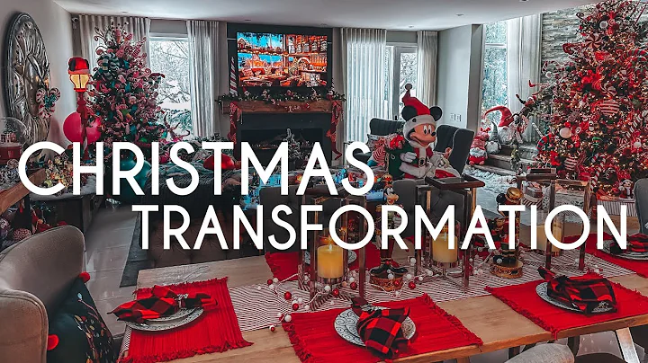 Christmas Home Decor Transformation | Time Lapse T...
