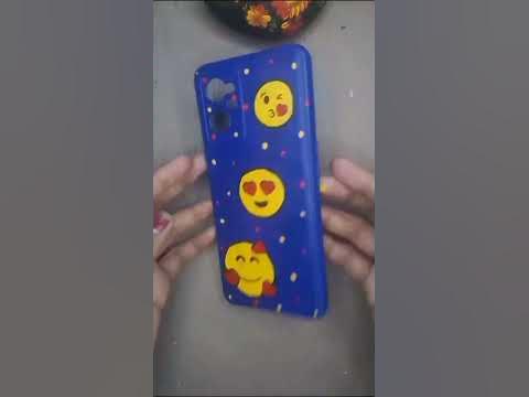 new phone cover emoji Panting/DIY phone cover 😘😍🥰#shorts - YouTube