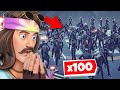 I Got 100 HENCHMEN to Spawn at GROTTO in Fortnite... 😳