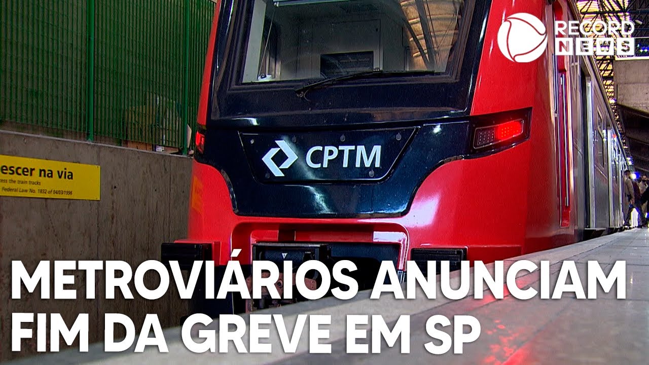 O sindicato dos metroviários decidiu encerrar a greve em São Paulo.