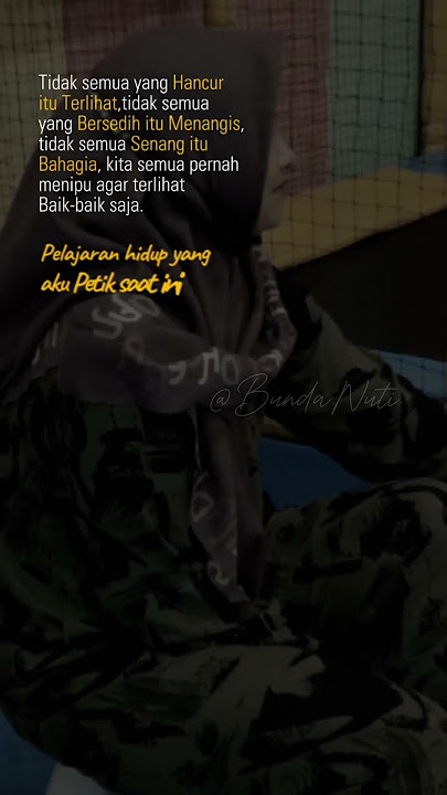 Jangan Pernah Menjadi Pelangi Untuk Orang Yang Buta Warna - Motivasi Diri - @BundaNiti