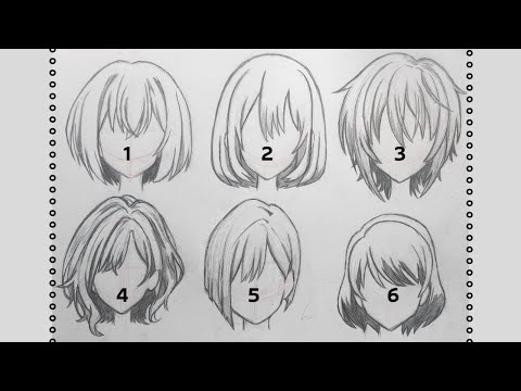 Hair styles - How to draw anime