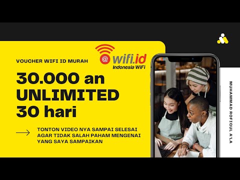 INTERNETAN UNLIMITED HANYA 30.000 AN SEBULAN KALIAN WAJIB COBA WIFI ID SEAMLESS WIFI ID