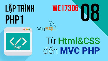 Từ html css đến mô hình MVC trong lập trình php