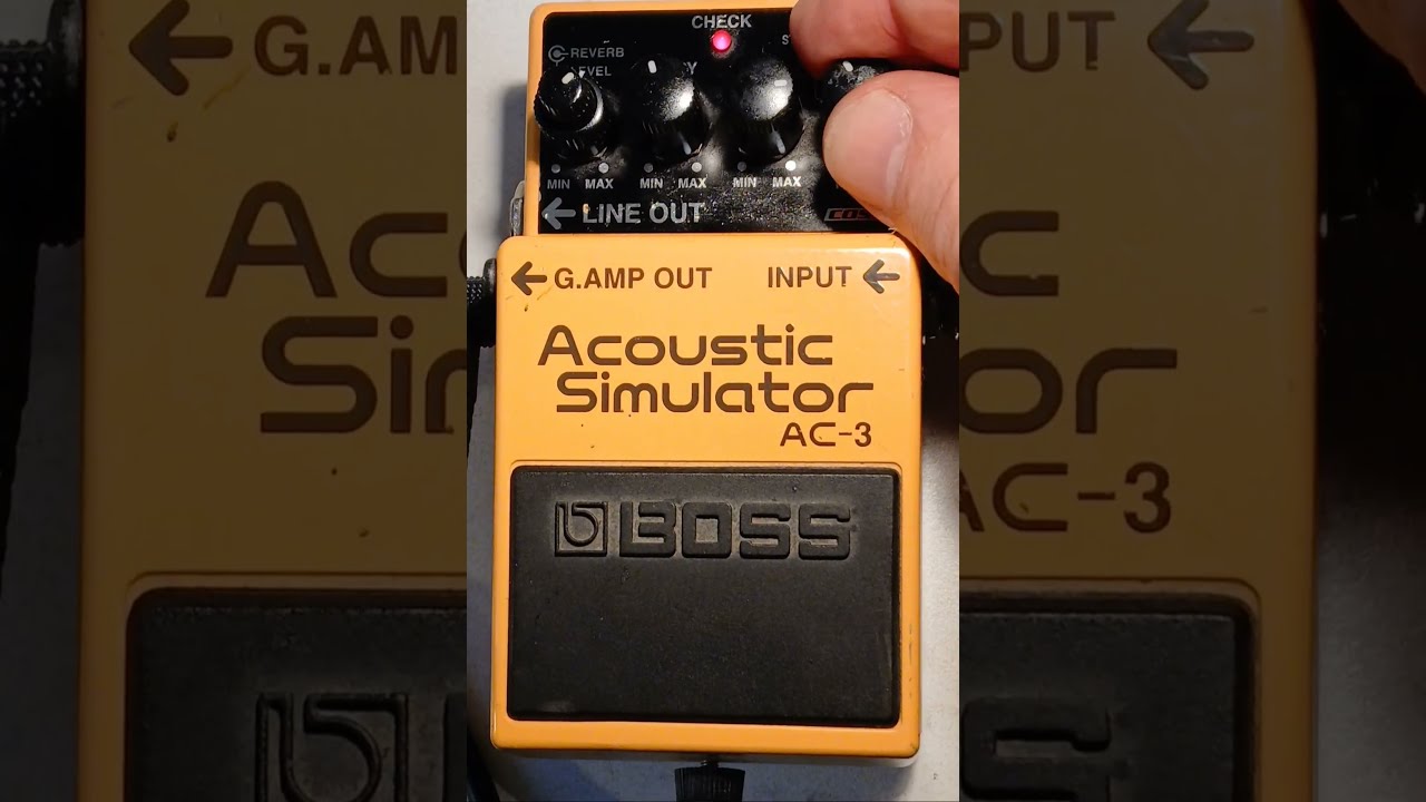Is it that bad ? Boss ac3 acoustic sim #guitarpedals - YouTube