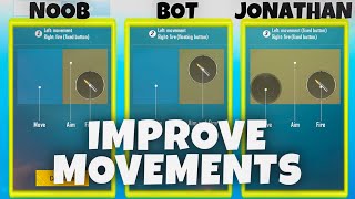 HOW TO JIGGLE LIKE JONATHAN IN BGMI🔥MAKE YOUR MOVEMENTS FAST IN PUBG MOBILE BEST TIPS AND TRICKS