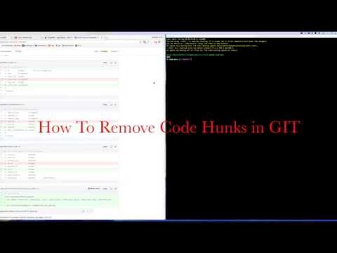Remove hunks of code in GIT