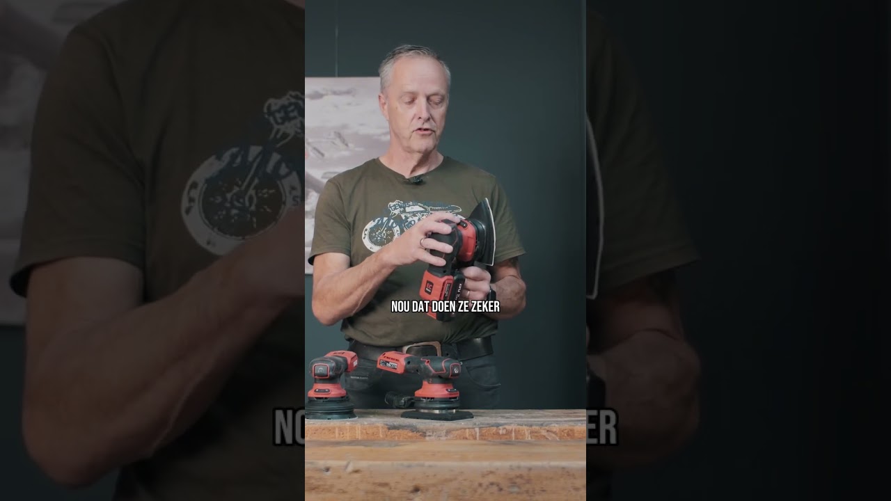 Wat vind Ton van de FLEX schuurmachines?