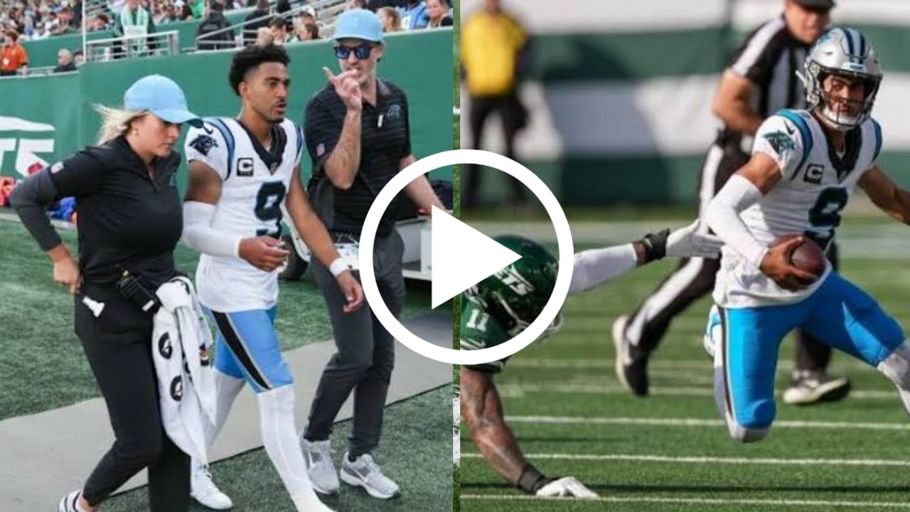 Panthers quarterback Bryce Young misses game against New York Jets with apparent ankle injury 😭