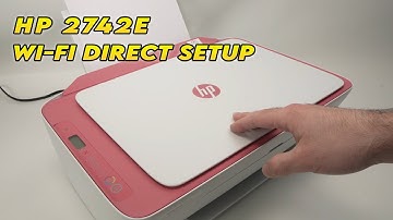 HP DeskJet 2742e Printer: How to Setup Using Wi-Fi Direct