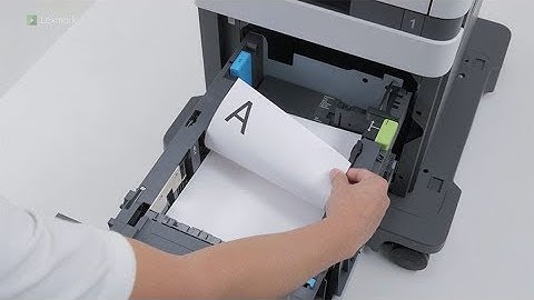 MS725/MS82x/MX72x/MX82x Series—Loading the 2100-sheet tray