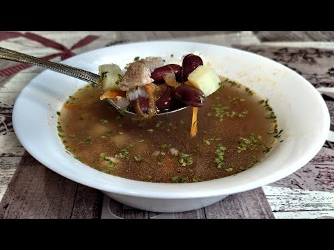 Как приготовить вкусный фасолевый суп? Рецепт супа из фасоли!