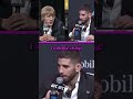 When Ilia Topuria and Paddy the Baddy clashed at the press conference 🤬 #UFCWhiteHouse