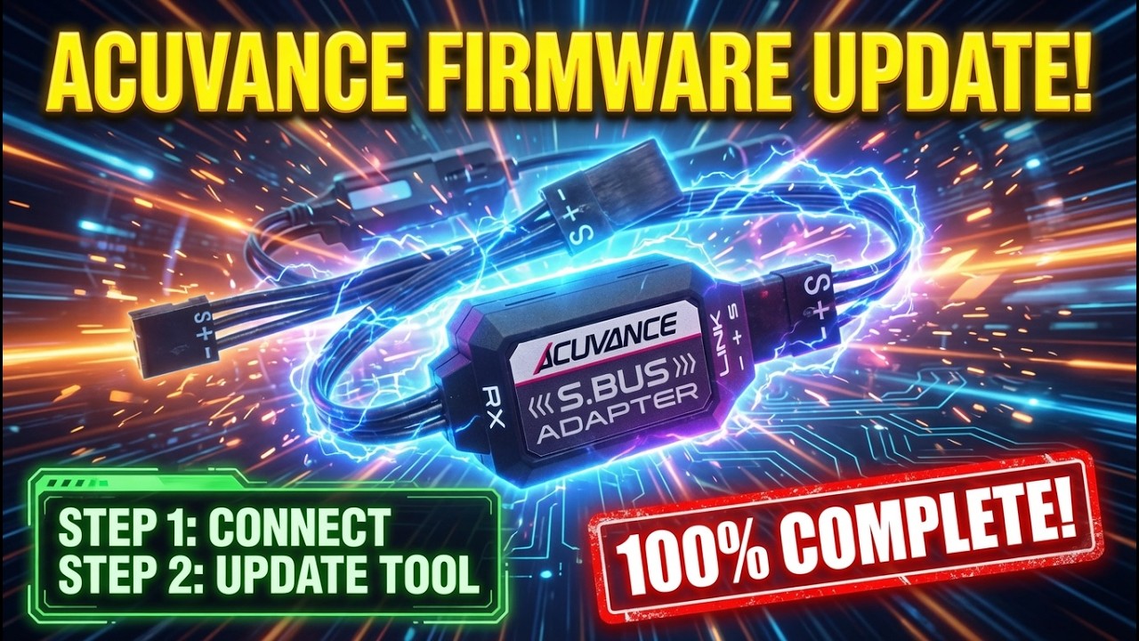 ACUVANCE: How to Update the S.BUS Link Adapter 🏎️⚙️ - YouTube