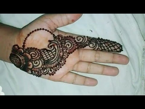 Easy and simple mehndi Design for hand / Mehndi design jewellery style ...