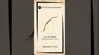 Lucky Bow | Common Magic to Solve Common Problems | DND 5e